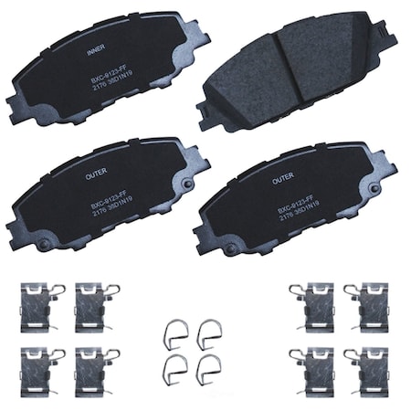 Stop By Bendix Stop Sbc2176 Stop Ceramic Brake Pad SBC2176